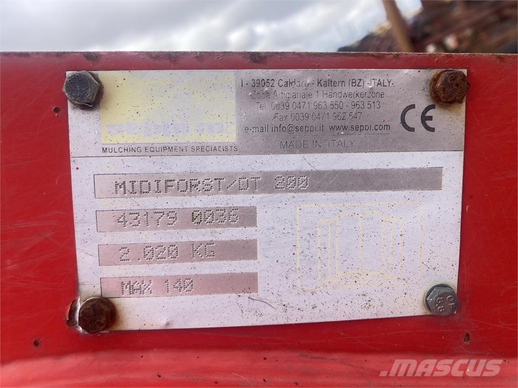 Seppi MIDIFORST DT 200 Citas sastāvdaļas