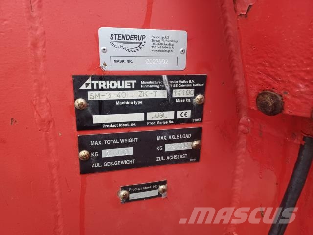 Trioliet SOLOMIX 3 4000 LZK-T Βαγόνια χορτονομής