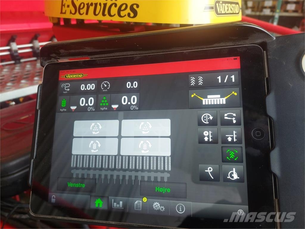 Väderstad Rapid 400 C E-Service med IPAD Zaaimachines