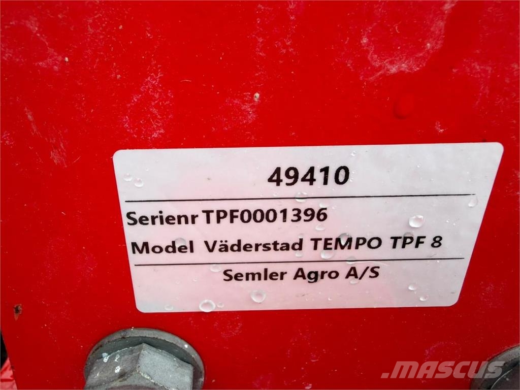 Väderstad TEMPO TPF 8 ماكينات البذر الدقيق