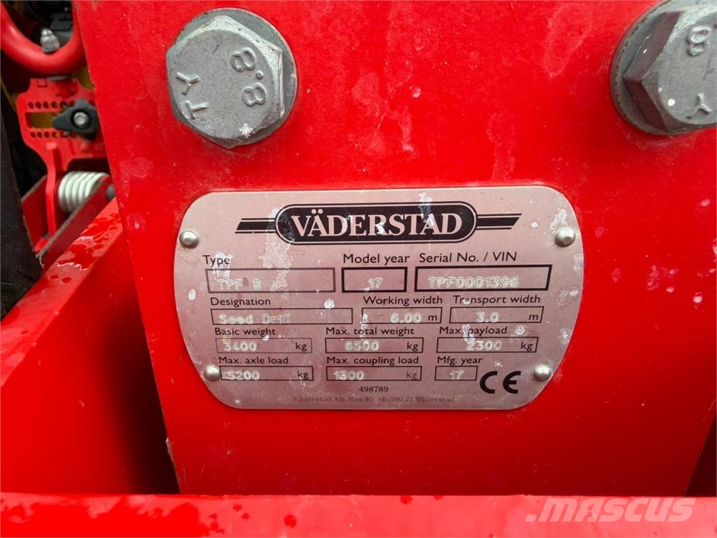 Väderstad TEMPO TPF 8 ماكينات البذر الدقيق