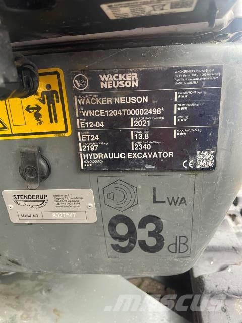 Wacker Neuson ET24 Міні-екскаватори < 7т