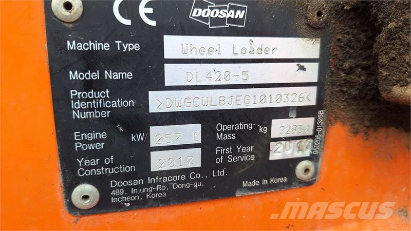 Doosan DL420-5 Utovarivači na kotačima