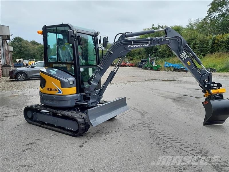 Eurotrac HE26-ER  FABRIKSNY  KAMPAGNE PRIS Miniexcavadoras