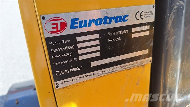 Eurotrac W11 med kabine Minilæsser - knækstyret