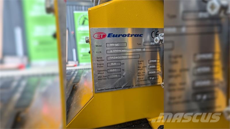 Eurotrac W11 W11 Med Kabine Andet tilbehør