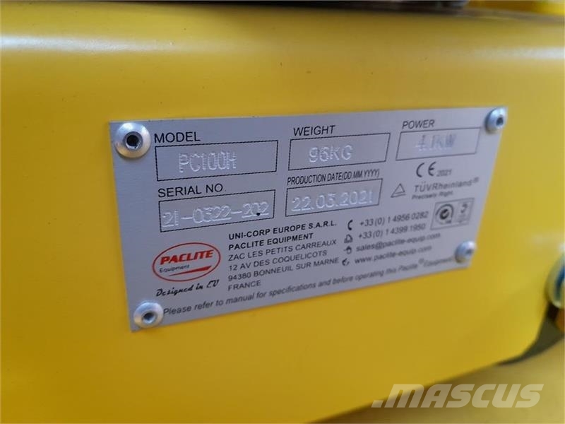  - - - paclite pladevibrator Vibrationsgeräte