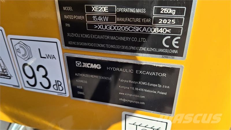 XCMG Xe20e MED A/C Εκσκαφάκι (διαβολάκι) < 7t