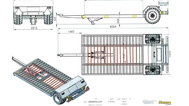 Hummel Blokvogn/maskintrailer Prikolica za splošno rabo