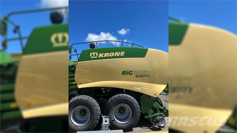 Krone BIG PACK 1290 HDP II Med Krone Balecollect 1230 Kanttipaalaimet