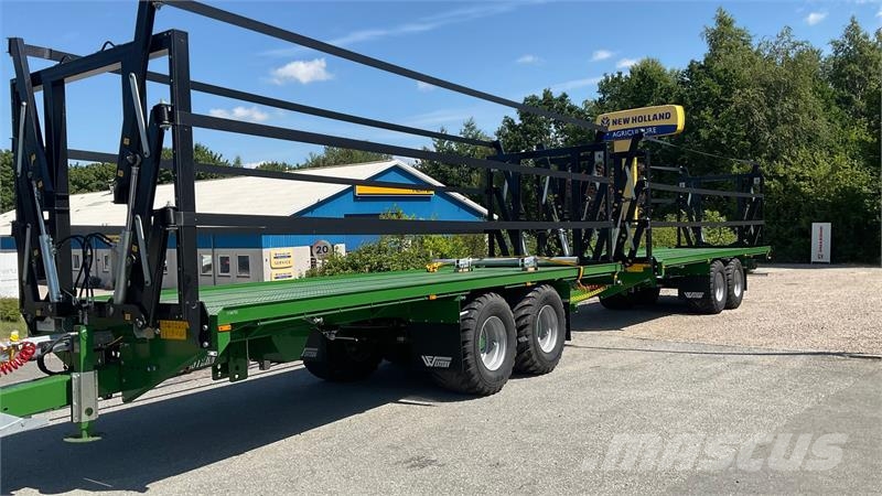 Western Kærretræk WF 7,6 RP med bale-lock- system Bálaszállító pótkocsi