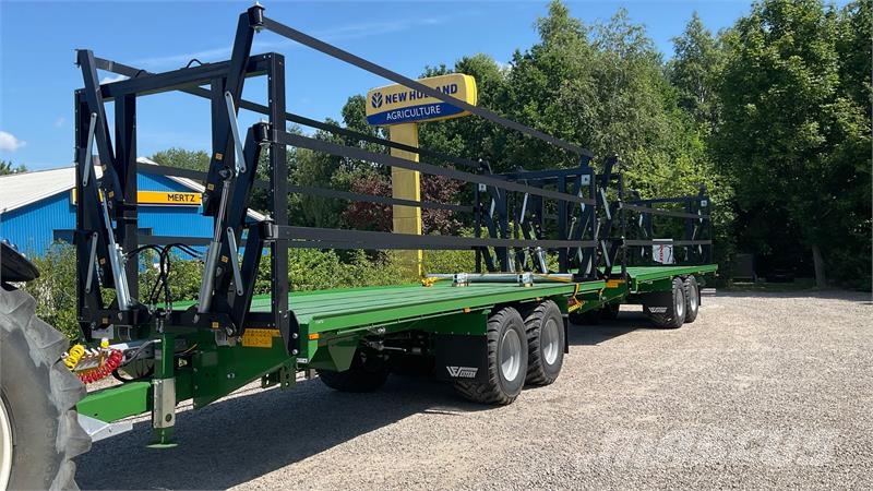 Western Kærretræk WF 7,6 RP med bale-lock- system Bálaszállító pótkocsi