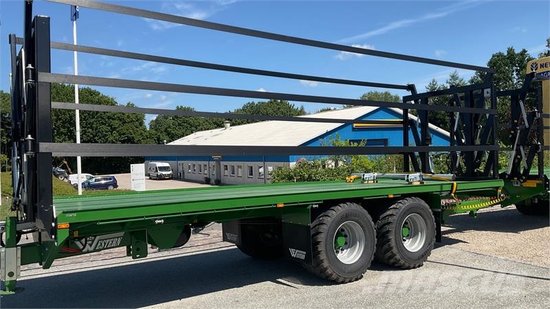 Western Kærretræk WF 7,6 RP med bale-lock- system Bálaszállító pótkocsi