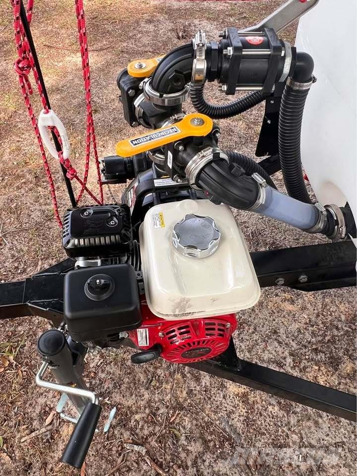 ABI Attachments 340 gallon water trailer الرشاشات