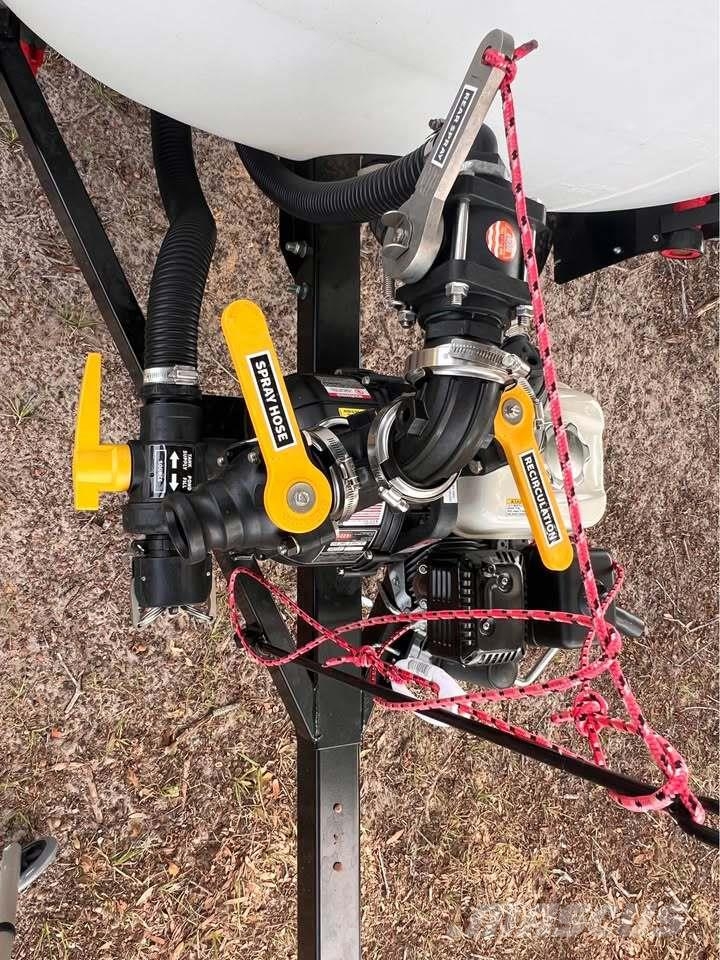 ABI Attachments 340 gallon water trailer الرشاشات