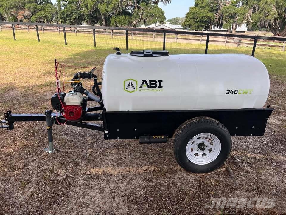 ABI Attachments 340 gallon water trailer الرشاشات