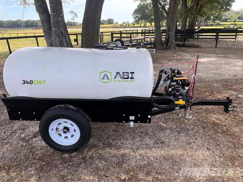 ABI Attachments 340 gallon water trailer الرشاشات