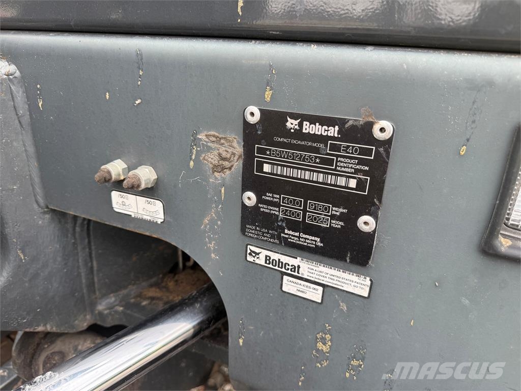 Bobcat E40 Minikaivukoneet < 7t