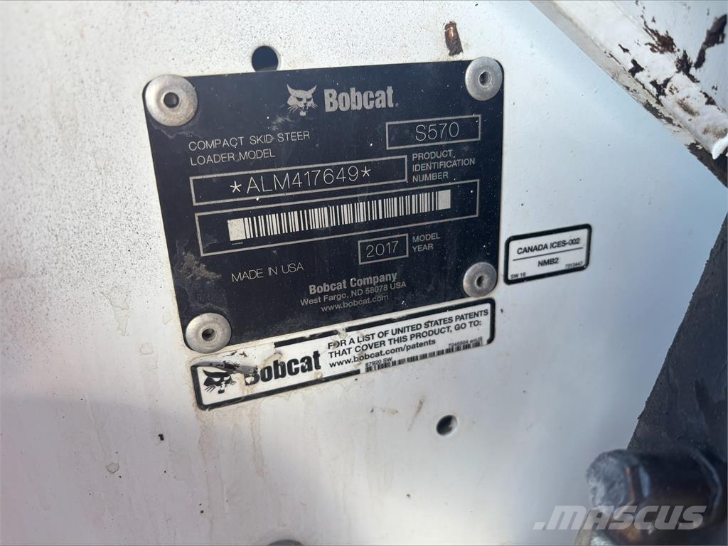 Bobcat S570 لوادر انزلاقية التوجيه