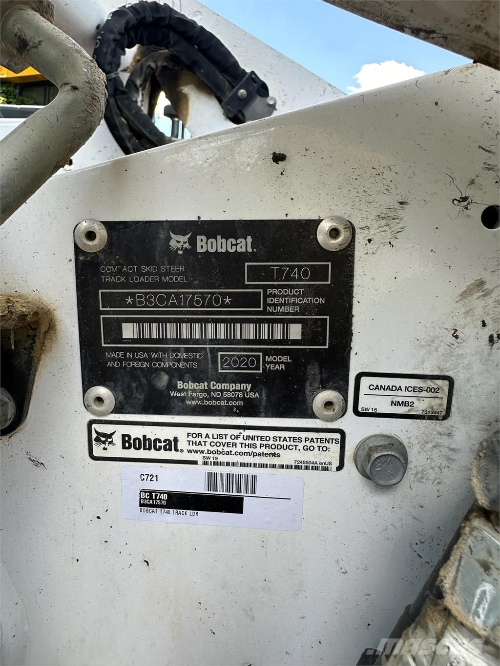 Bobcat T740 Μίνι φορτωτές