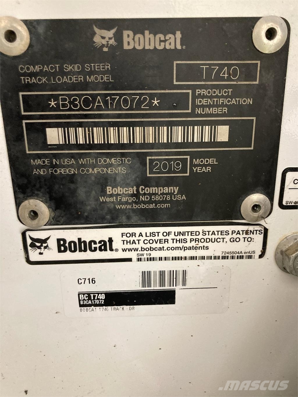 Bobcat T740 小型装载机