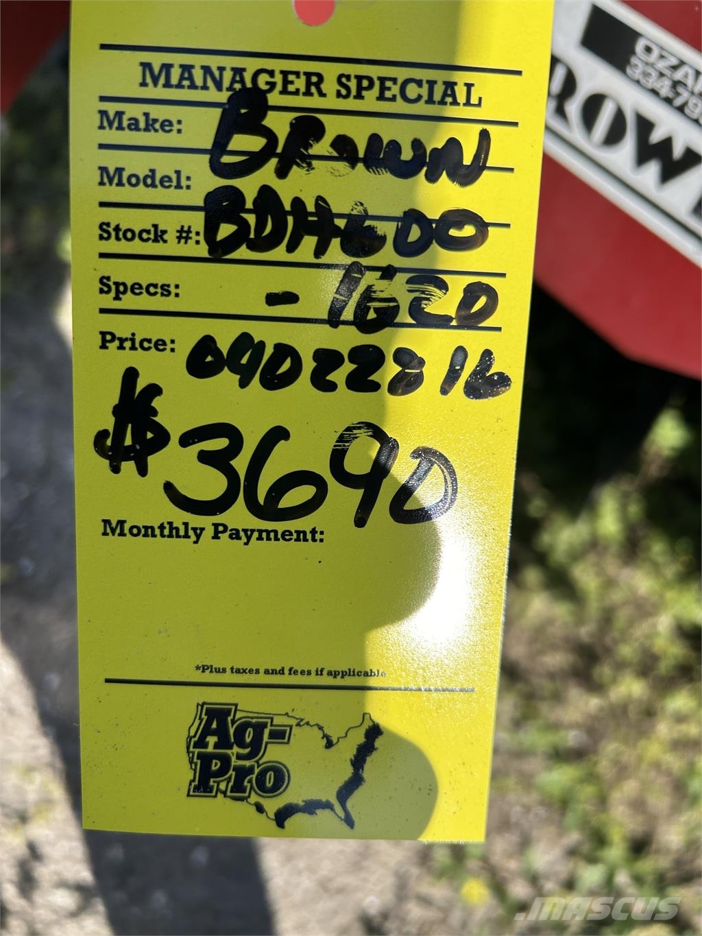 Brown BDH-600-1620 Δισκοσβάρνες
