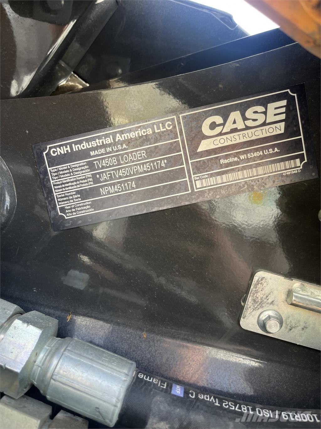 CASE TV450B Мини товарачи