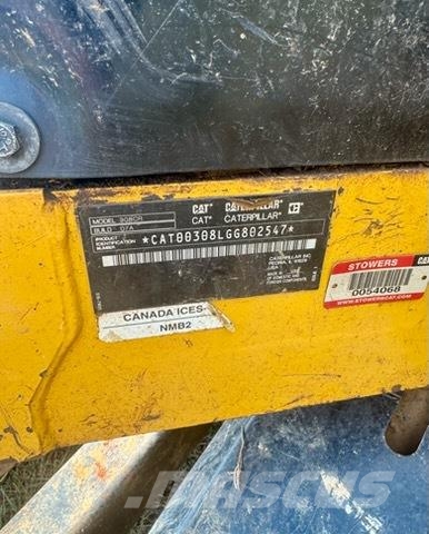 CAT 308 CR Mini bagri <7t