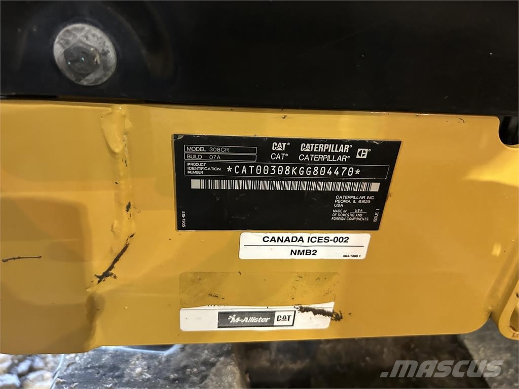 CAT 308CR Bagri goseničarji