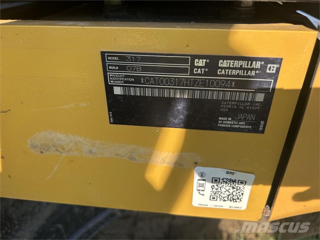 CAT 317 Bagri goseničarji