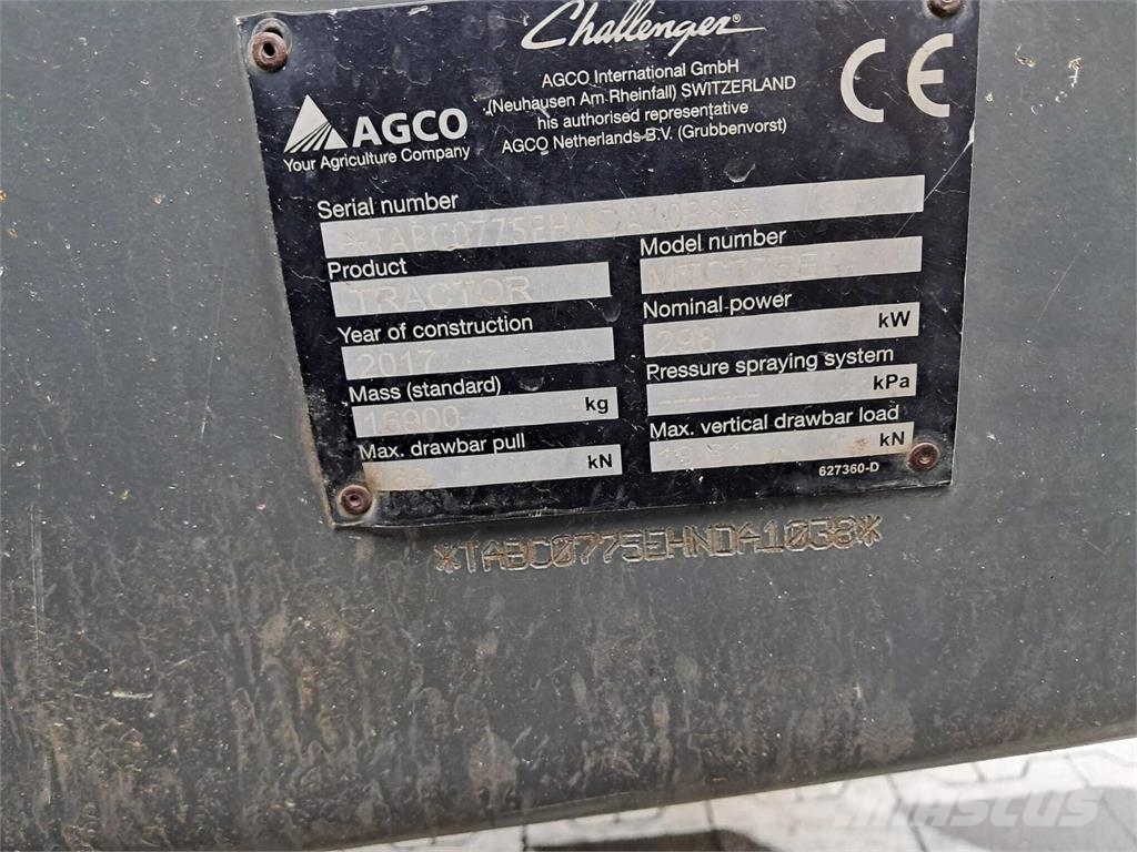 Challenger MT 775E Tracteur