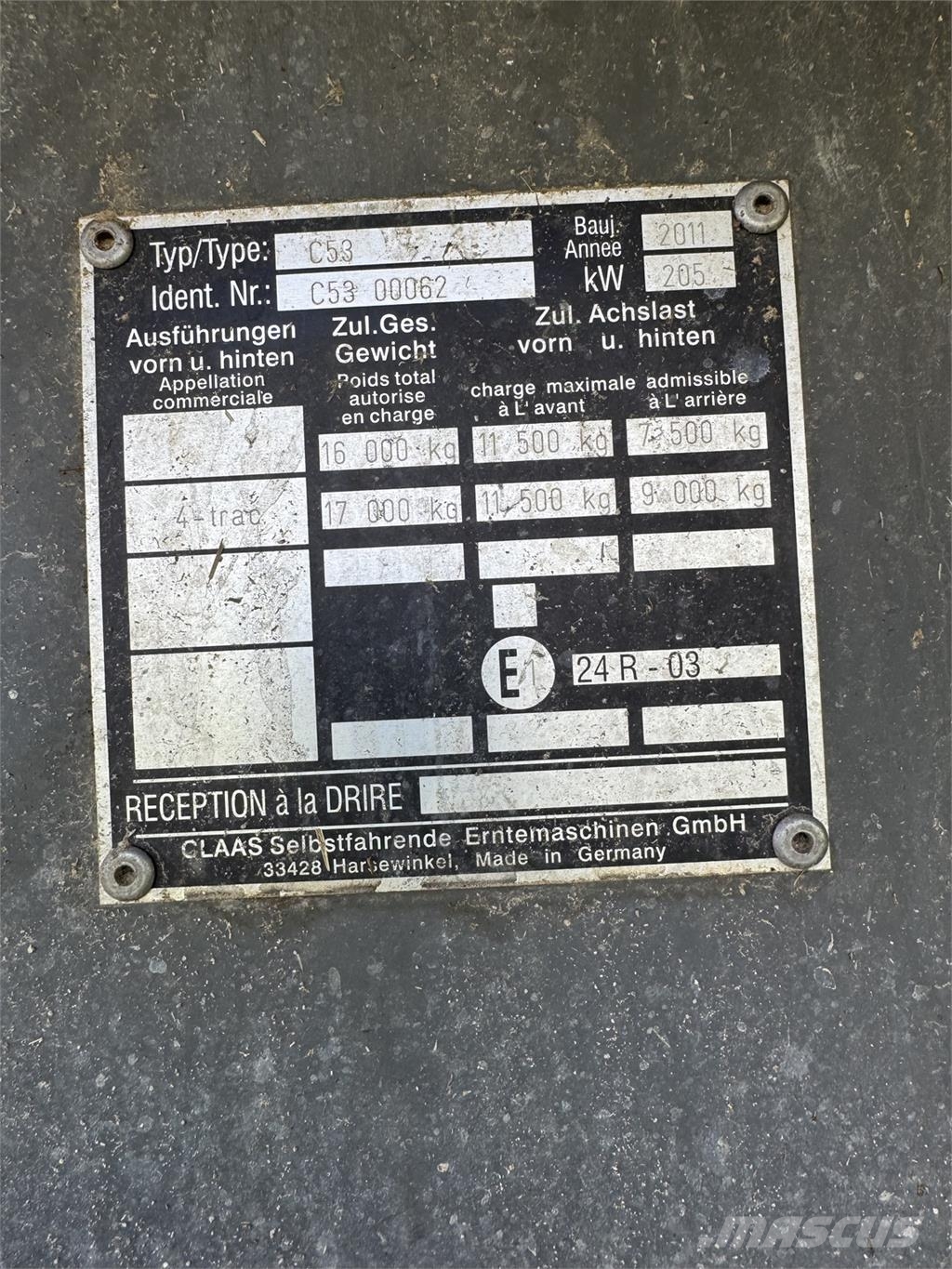 CLAAS LEXION 620 Sklízecí mlátičky