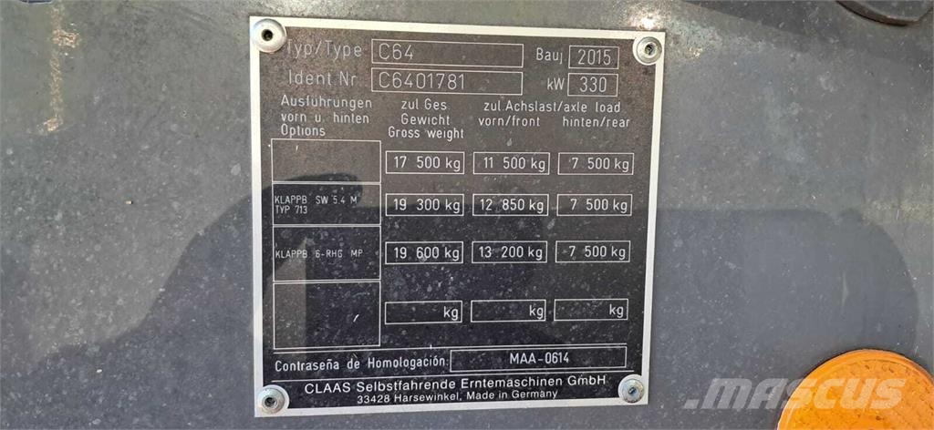 CLAAS Lexion 670 Θεριζοαλωνιστικές μηχανές