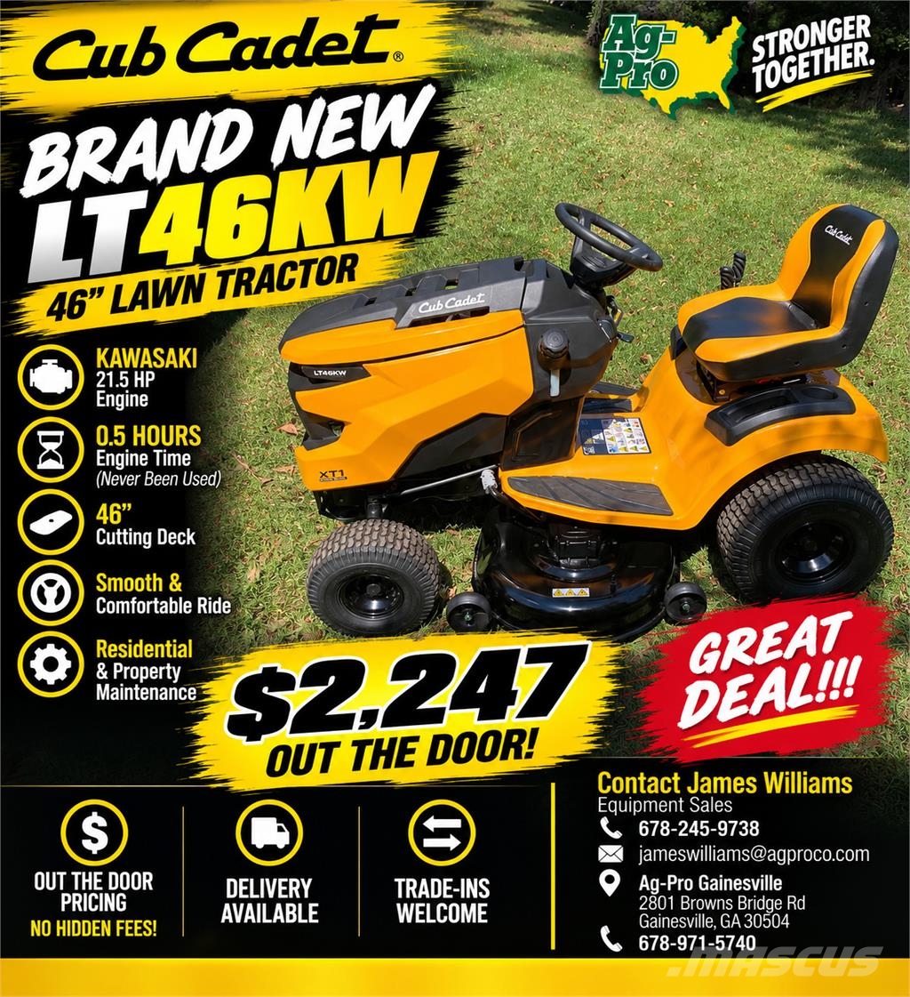 Cub Cadet xlt46kw Rijmaaiers