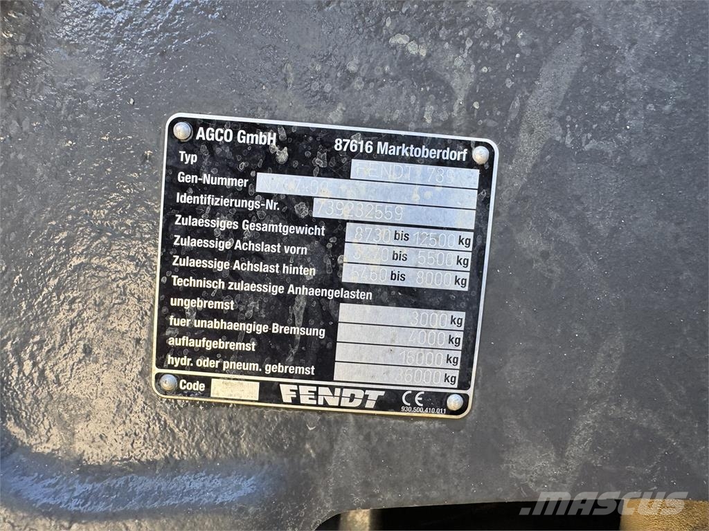 Fendt 716 الجرارات