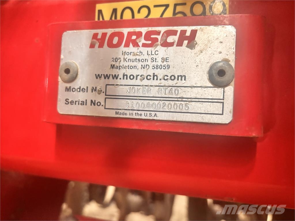 Horsch Joker RT40 ディスクハロー