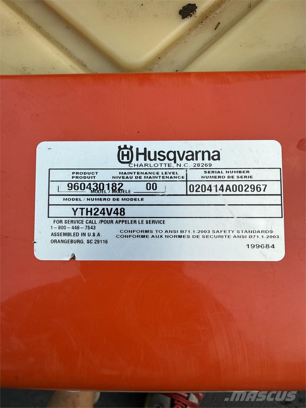 Husqvarna YTH24V48 Traktorske kosilice