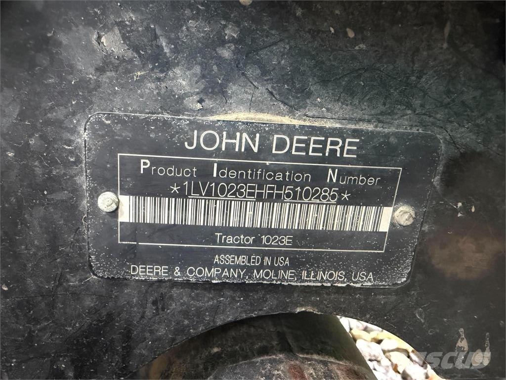 John Deere 1023E Micro tracteur