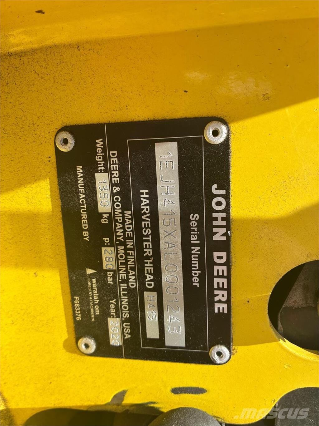 John Deere 1270G Θεριζοαλωνιστικές μηχανές