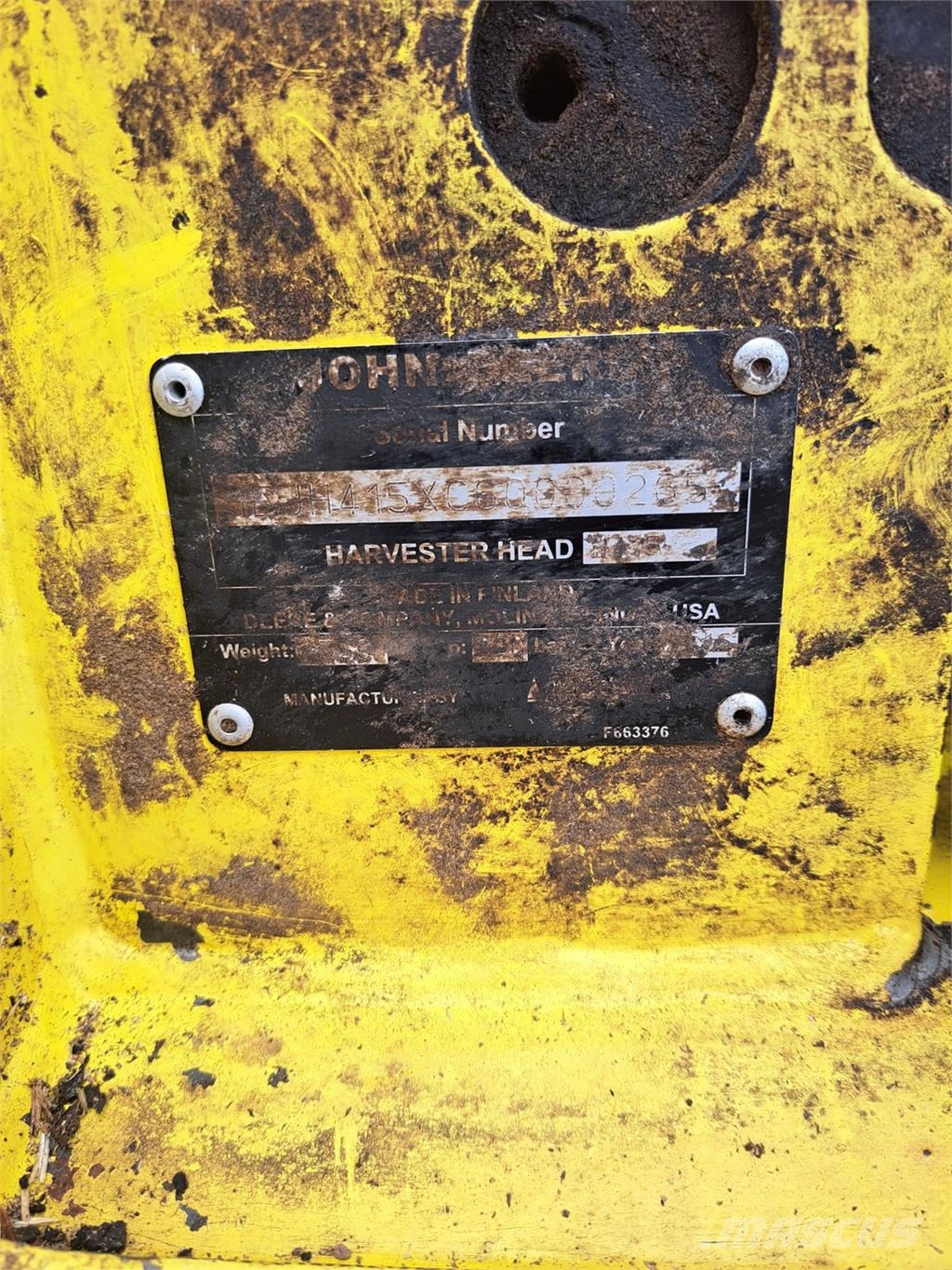 John Deere 1270G Harwestery