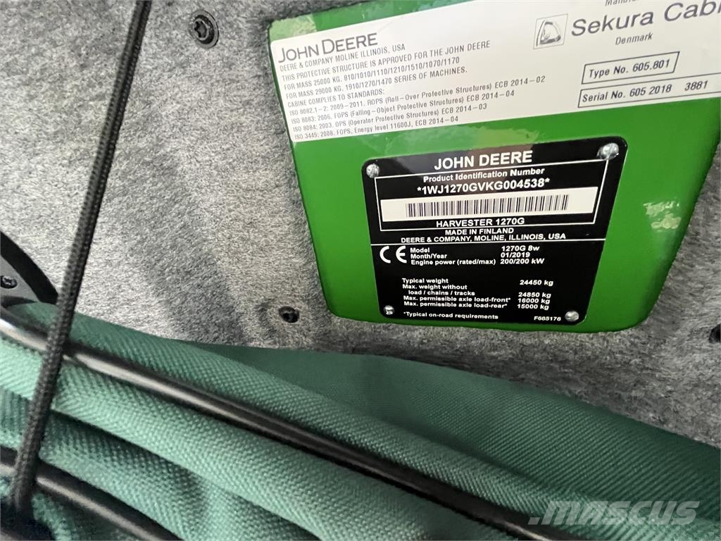 John Deere 1270G Skördare