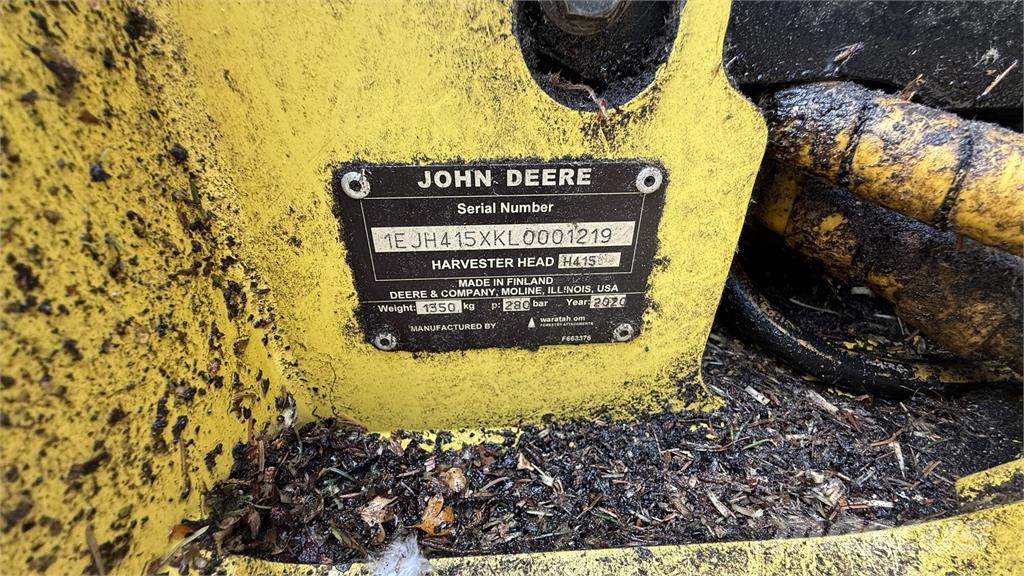 John Deere 1270G Abbattitrici, Disboscatrici