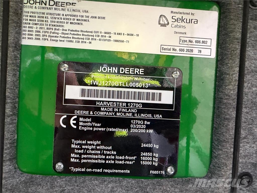 John Deere 1270G حصادات