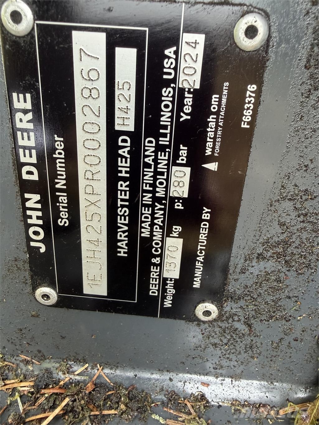John Deere 1270G Betakarítók