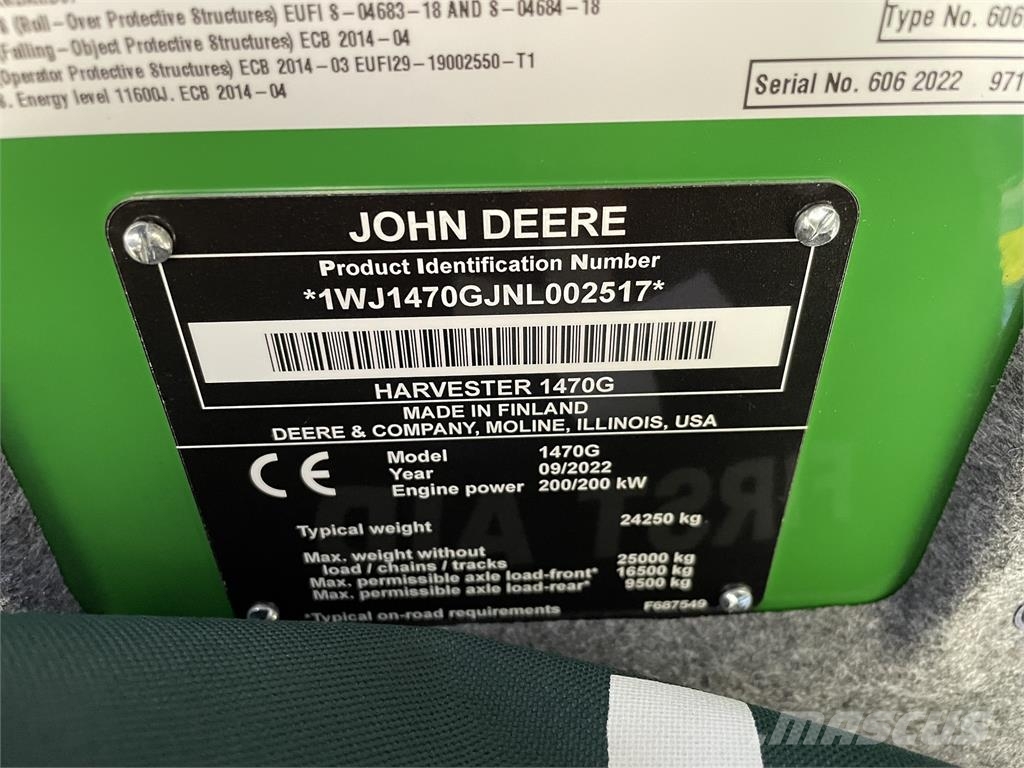 John Deere 1470G Skördare