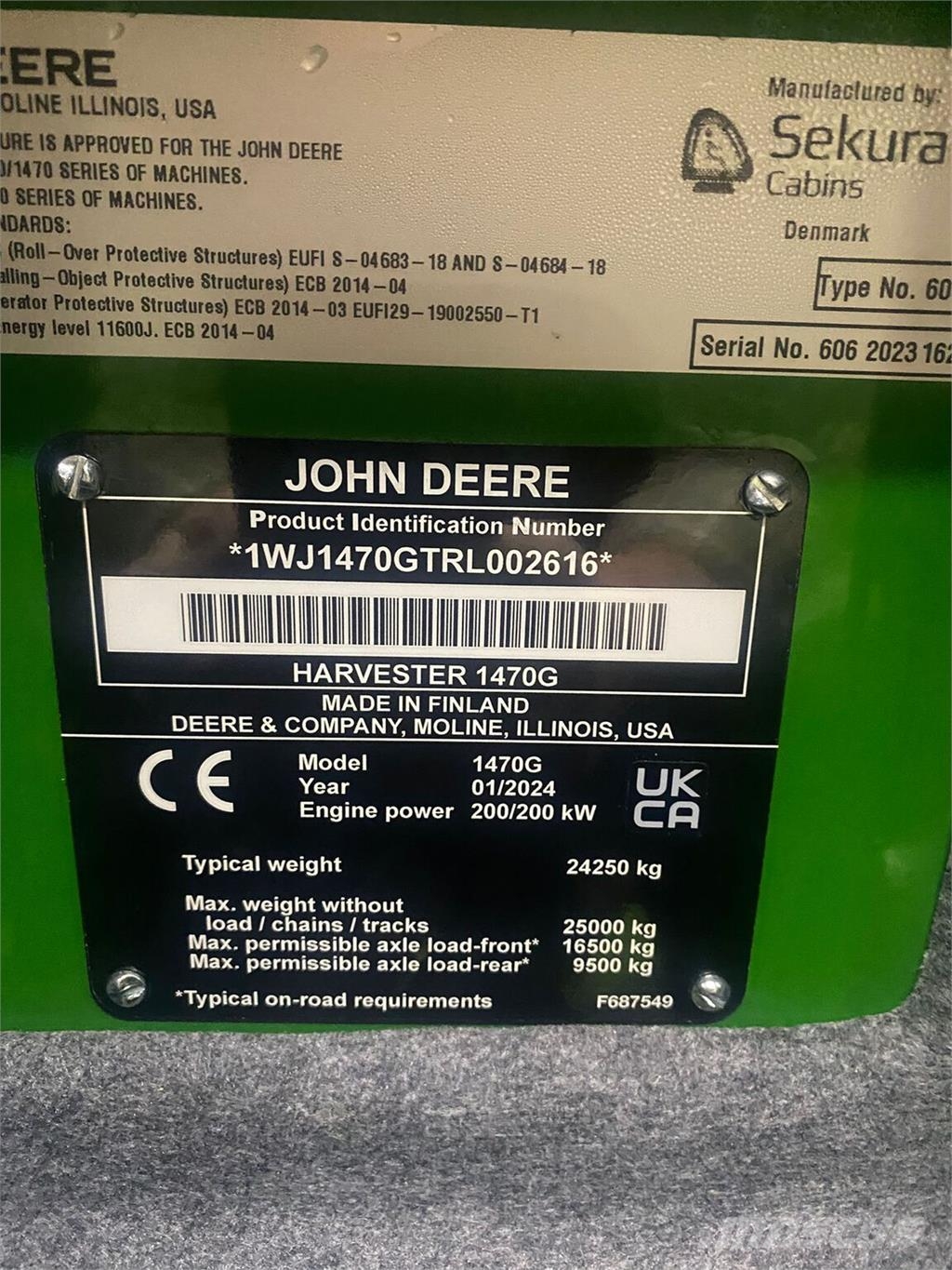 John Deere 1470G Colheitadeiras