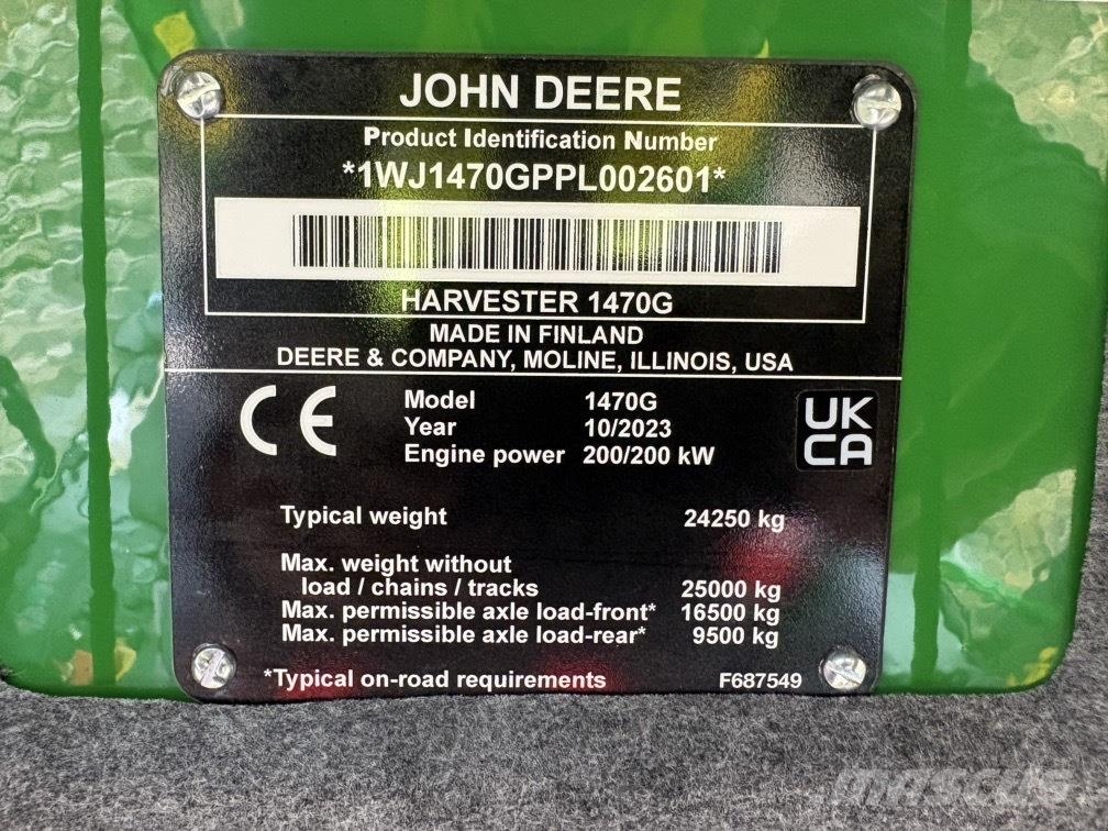 John Deere 1470G Harvesters