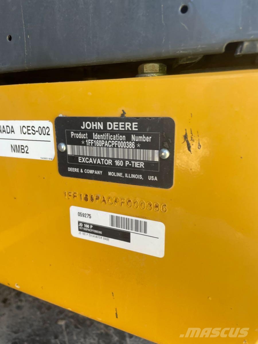 John Deere 160 P Beltegraver