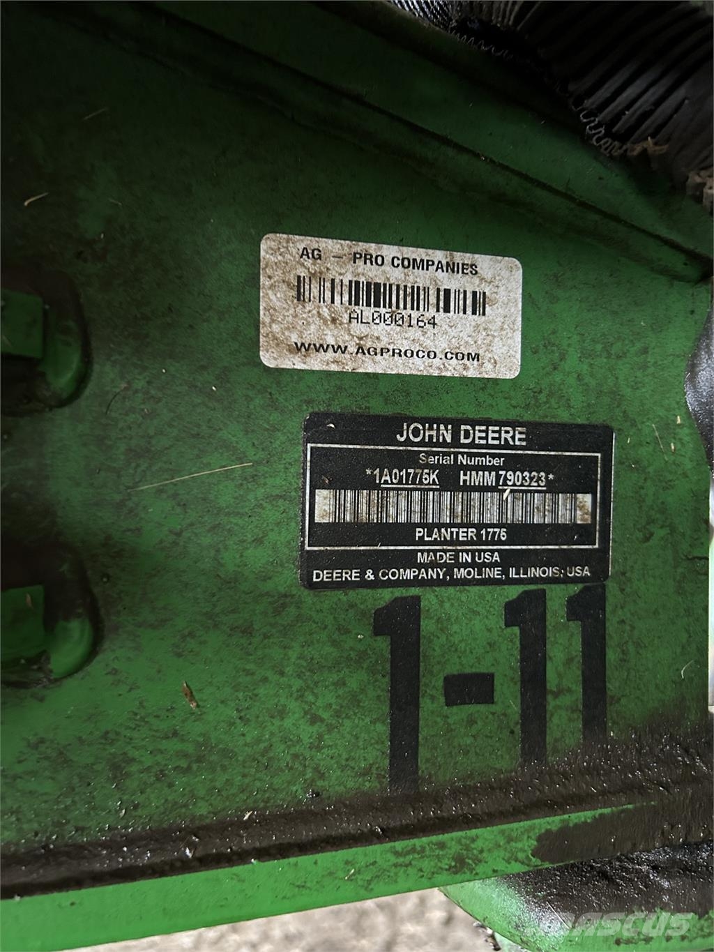 John Deere 1775NT 種植器