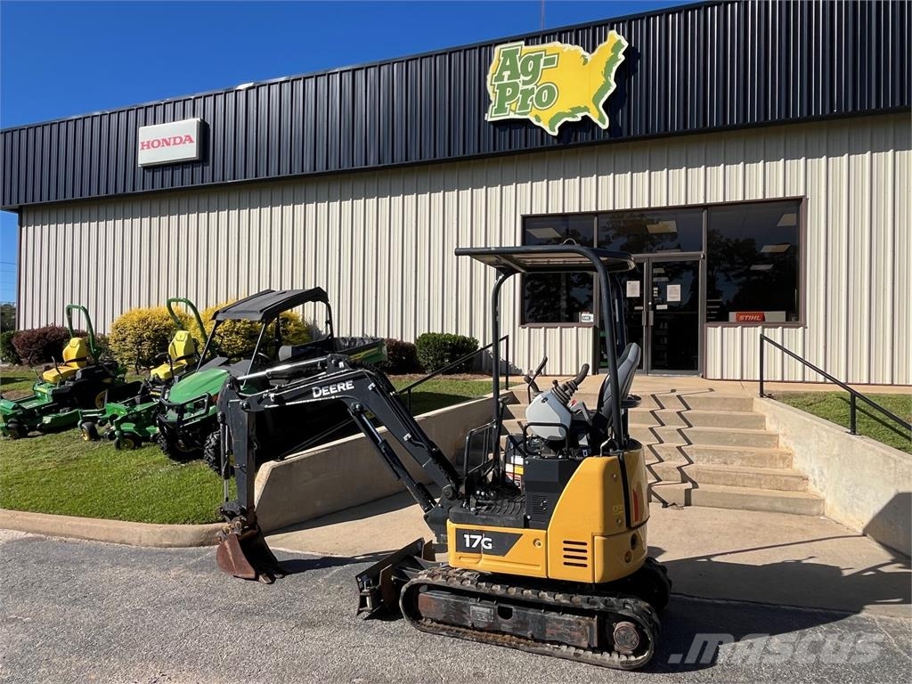 John Deere 17G Mini ekskavatoriai < 7 t
